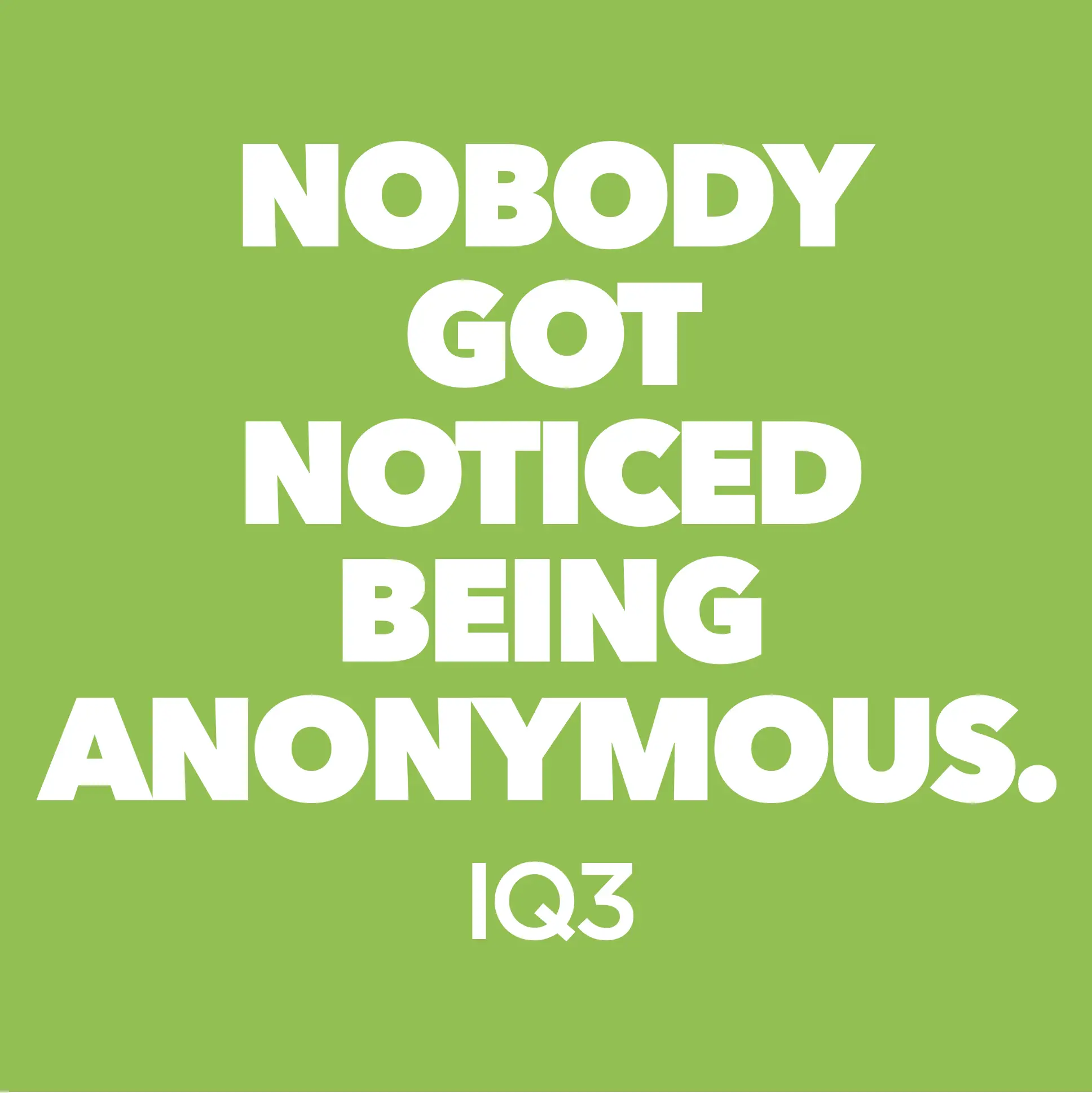 NOBODY GOT