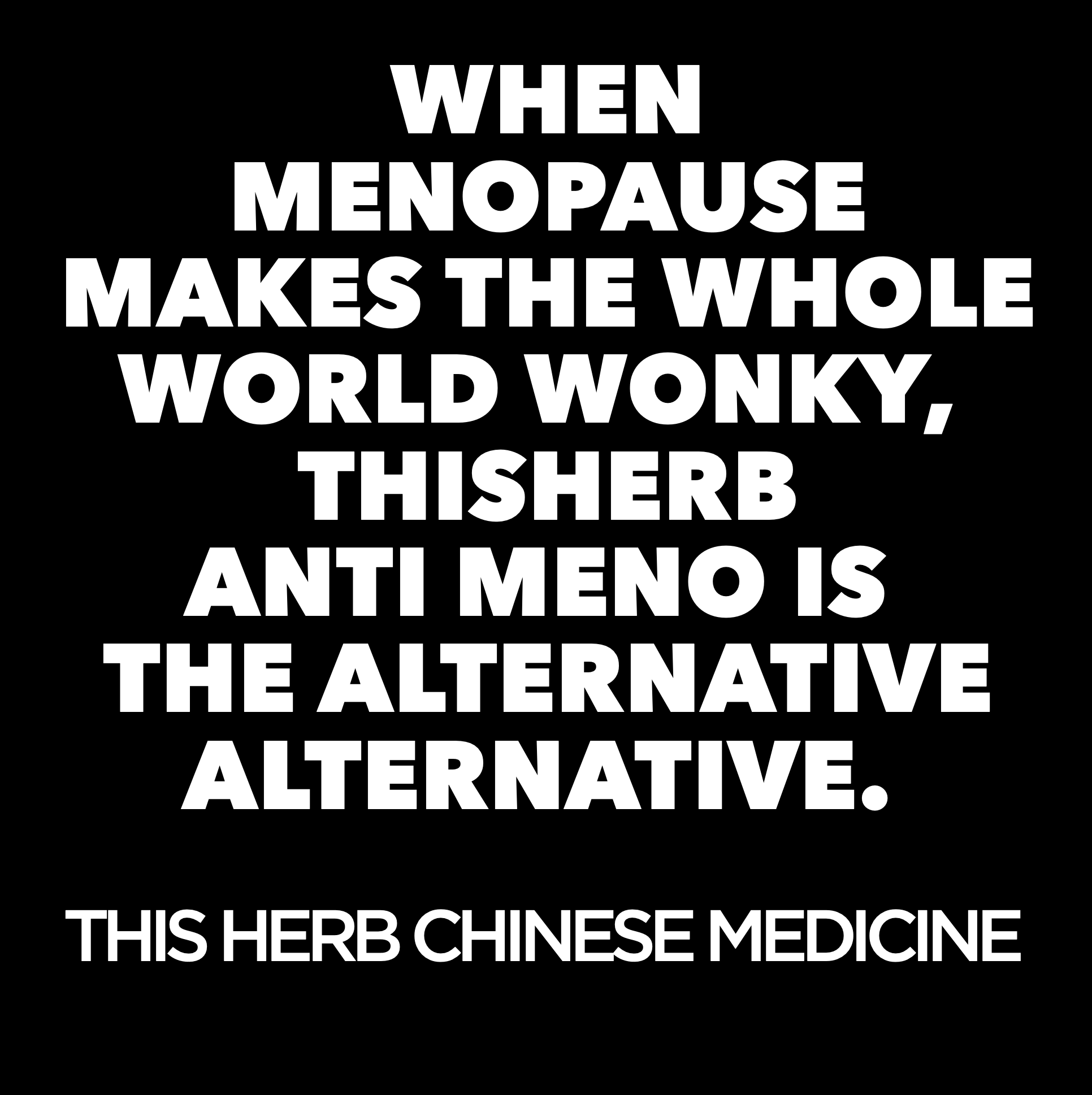 WHEN MENOPAUSE